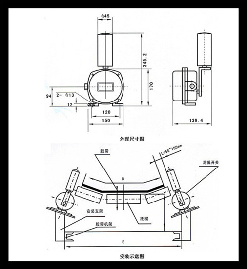 耐腐蝕兩級跑偏開關(guān)PLQ-R IP54規(guī)格齊全_耐腐蝕兩級跑偏開關(guān)KBW-220P防爆兩級跑偏開關(guān)