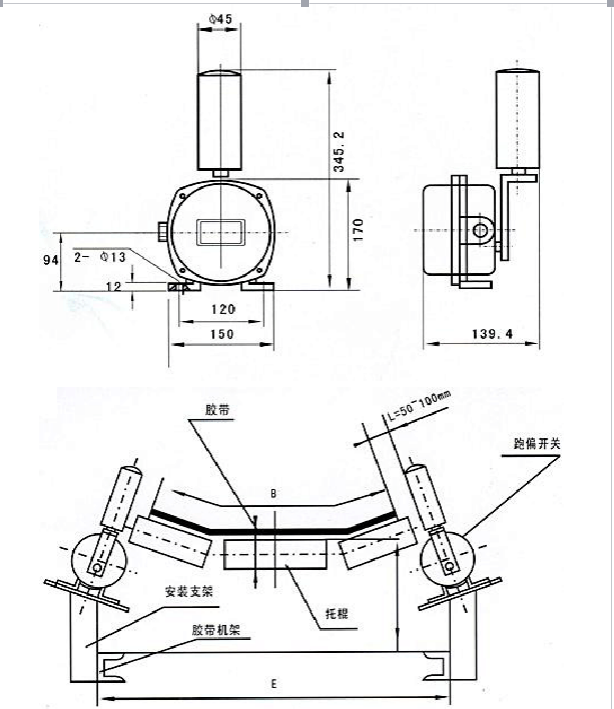 兩級(jí)跑偏開關(guān)XT-CLB-A2 做精做強(qiáng)_兩級(jí)跑偏開關(guān)KBW-220P防爆兩級(jí)跑偏開關(guān)