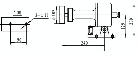膠帶速度BS2A-1-W_速度檢測(cè)器接觸式打滑開(kāi)關(guān)