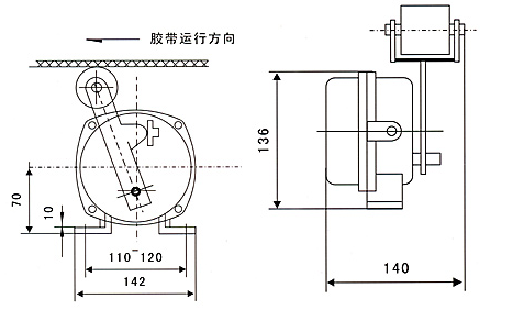 料流速度HR-LLⅡ型_料流檢測(cè)器防爆料流開關(guān)